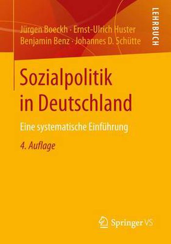 Cover image for Sozialpolitik in Deutschland: Eine systematische Einfuhrung