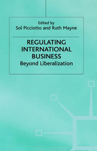 Cover image for Regulating International Business: Beyond Liberalization