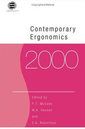 Cover image for Contemporary Ergonomics 2000