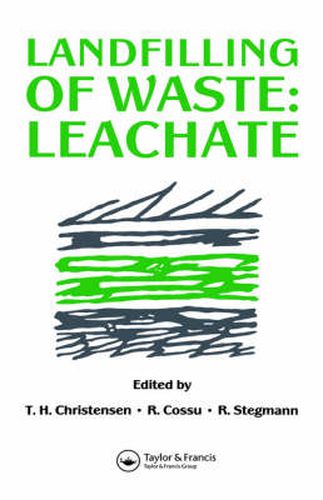 Cover image for Landfilling of Waste: Leachate