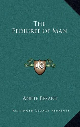 Cover image for The Pedigree of Man