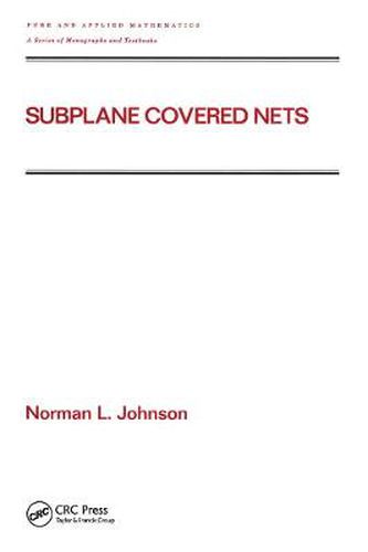 Cover image for Subplane Covered Nets