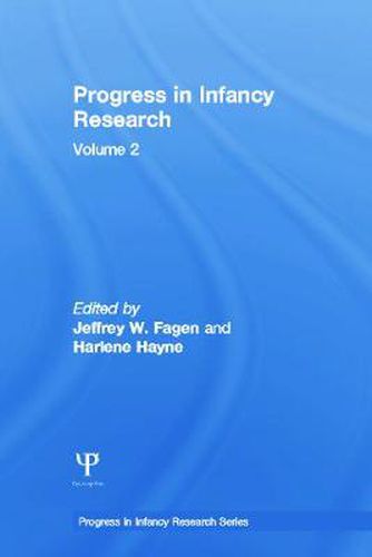 Cover image for Progress in infancy Research: Volume 2