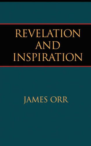 Cover image for Revelation and Inspiration