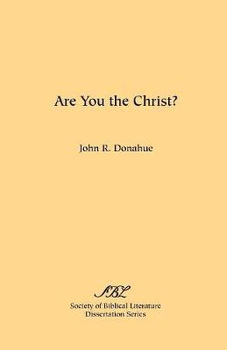 Cover image for Are You the Christ?