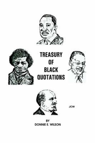 Cover image for Treasury of Black Quotations