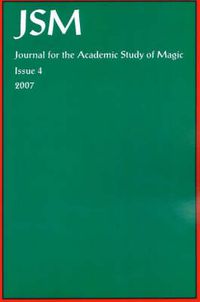 Cover image for Journal for the Academic Study of Magic: Issue 4