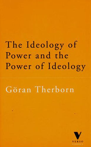 Cover image for The Ideology of Power and the Power of Ideology