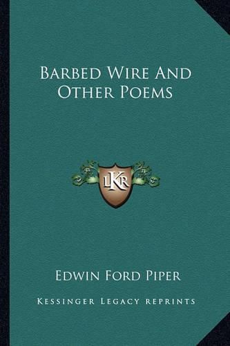 Cover image for Barbed Wire and Other Poems Barbed Wire and Other Poems