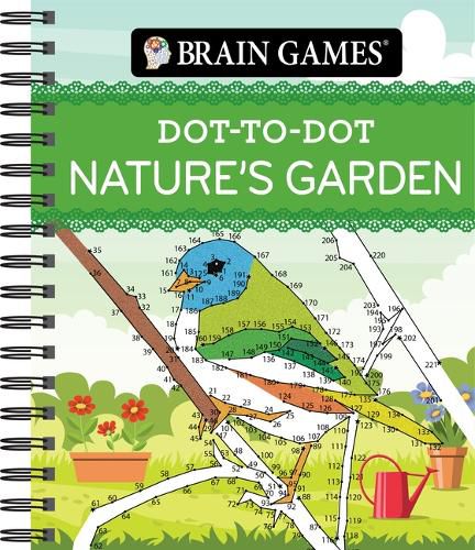 Cover image for Brain Games - Dot-To-Dot Nature's Garden