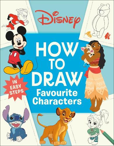 Cover image for Disney How to Draw Favourite Characters