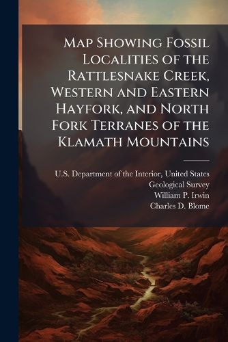 Cover image for Map Showing Fossil Localities of the Rattlesnake Creek, Western and Eastern Hayfork, and North Fork Terranes of the Klamath Mountains