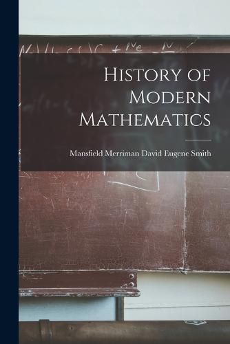 Cover image for History of Modern Mathematics