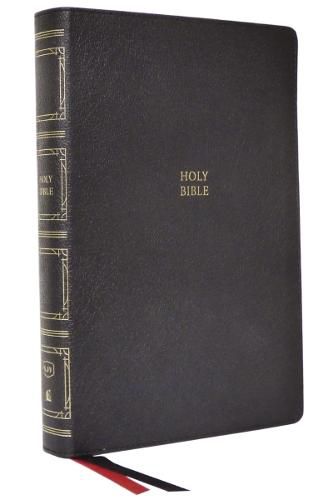 Cover image for KJV, Paragraph-style Large Print Thinline Bible, Genuine Leather, Black, Red Letter, Thumb Indexed, Comfort Print: Holy Bible, King James Version