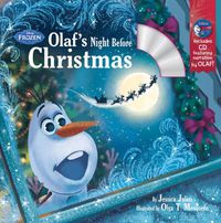 Cover image for Olaf's Night Before Christmas Book & Cd