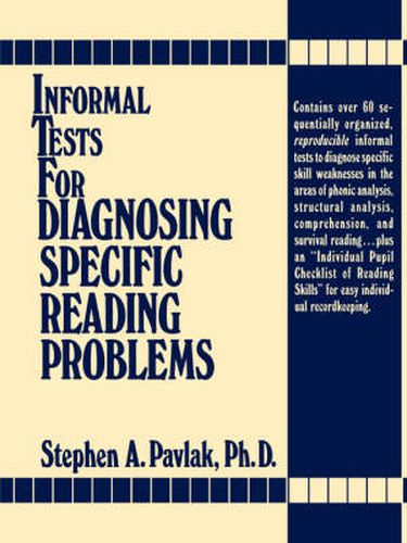 Cover image for Informal Tests for Diagnosing Specific Reading Problems