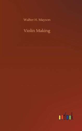 Cover image for Violin Making