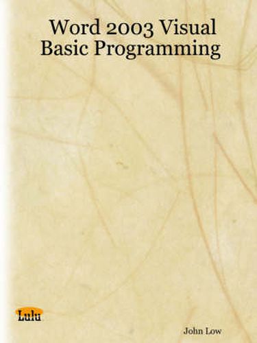 Word 2003 Visual Basic Programming