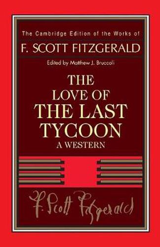 Cover image for Fitzgerald: The Love of the Last Tycoon: A Western