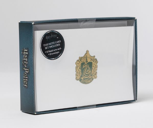 Cover image for Harry Potter: Slytherin Foil Note Cards (Set of 10)