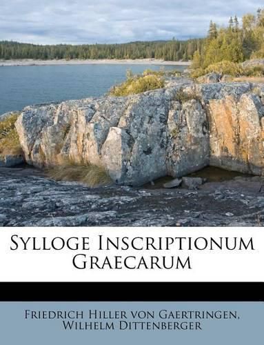 Cover image for Sylloge Inscriptionum Graecarum