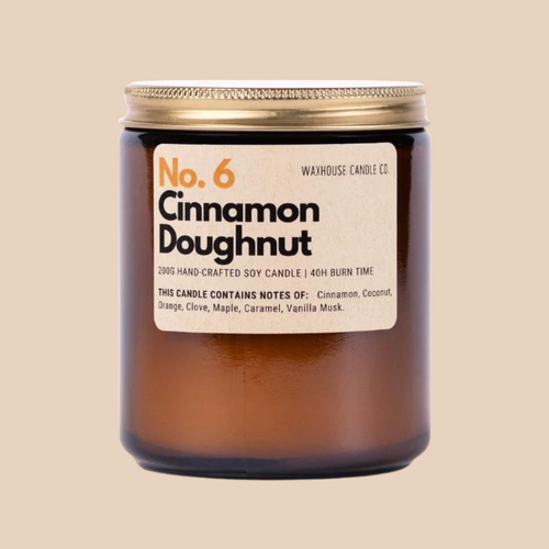 Cover image for No.6 Cinnamon Doughnut Soy Candle 200g