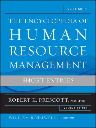 Cover image for Encyclopedia of Human Resource Management: Key Topics and Issues