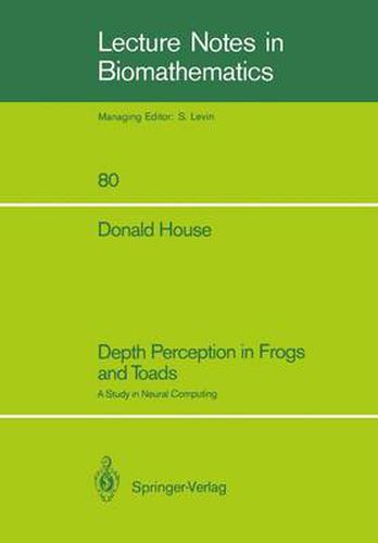 Cover image for Depth Perception in Frogs and Toads: A Study in Neural Computing