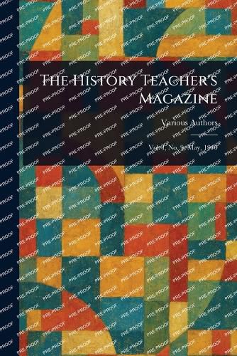 Cover image for The History Teacher's Magazine