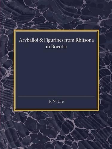 Cover image for Reading University Studies: Aryballoi and Figurines from Rhitsona in Boeotia