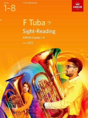 Cover image for Sight-Reading for F Tuba, ABRSM Grades 1-8, from 2023
