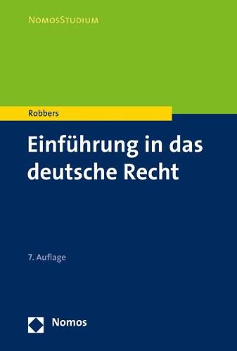 Cover image for Einfuhrung in Das Deutsche Recht