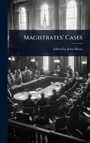 Cover image for Magistrates' Cases