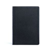 Cover image for CSB Super Giant Print Reference Bible, Black Genuine Leather