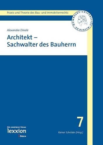 Cover image for Architekt - Sachwalter Des Bauherren