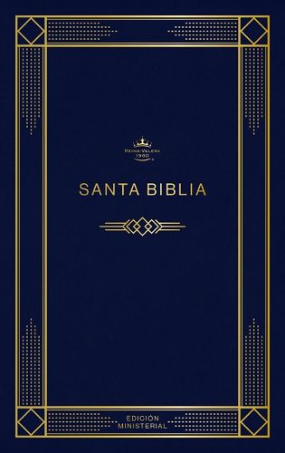 Cover image for Rvr 1960 Biblia Edicion Ministerial, Negro Tapa Suave