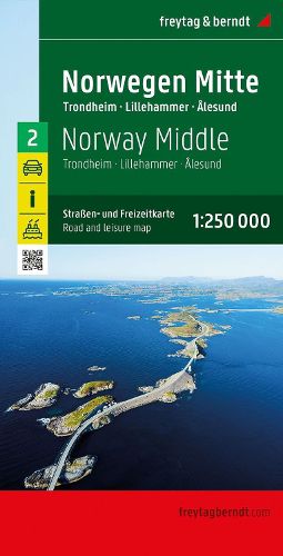 Norway Middle Road and Leisure Map