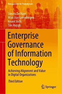 Cover image for Enterprise Governance of Information Technology: Achieving Alignment and Value in Digital Organizations