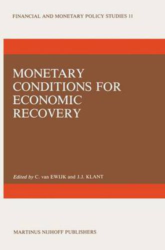 Cover image for Monetary Conditions for Economic Recovery