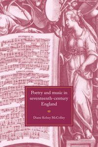 Cover image for Poetry and Music in Seventeenth-Century England