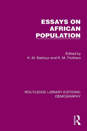 Cover image for Essays on African Population
