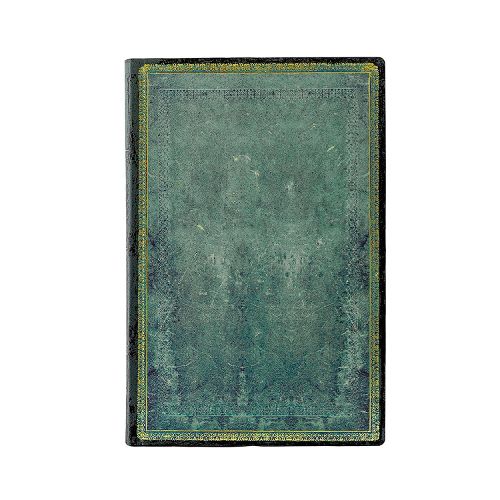 Cover image for Pacific Blue (Old Leather Collection) Mini Lined Softcover Flexi Journal (Elastic Band Closure)