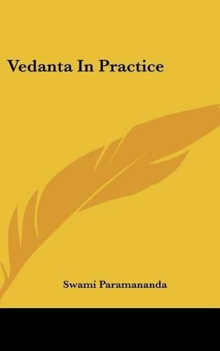 Cover image for Vedanta in Practice