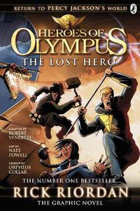 Cover image for The Lost Hero: The Graphic Novel (Heroes of Olympus Book 1)