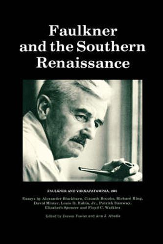 Cover image for Faulkner and the Southern Renaissance