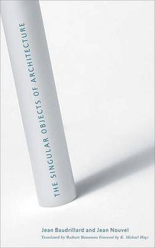 Cover image for The Singular Objects of Architecture