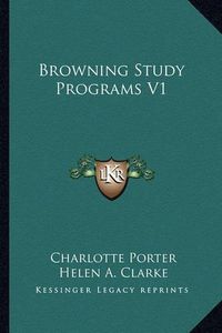 Cover image for Browning Study Programs V1