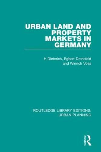 Cover image for Urban Land and Property Markets in Germany