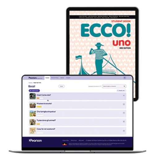 Cover image for Ecco! uno Teacher eBook and Digital Hub