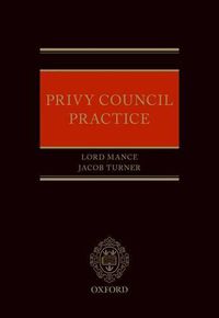 Cover image for Privy Council Practice